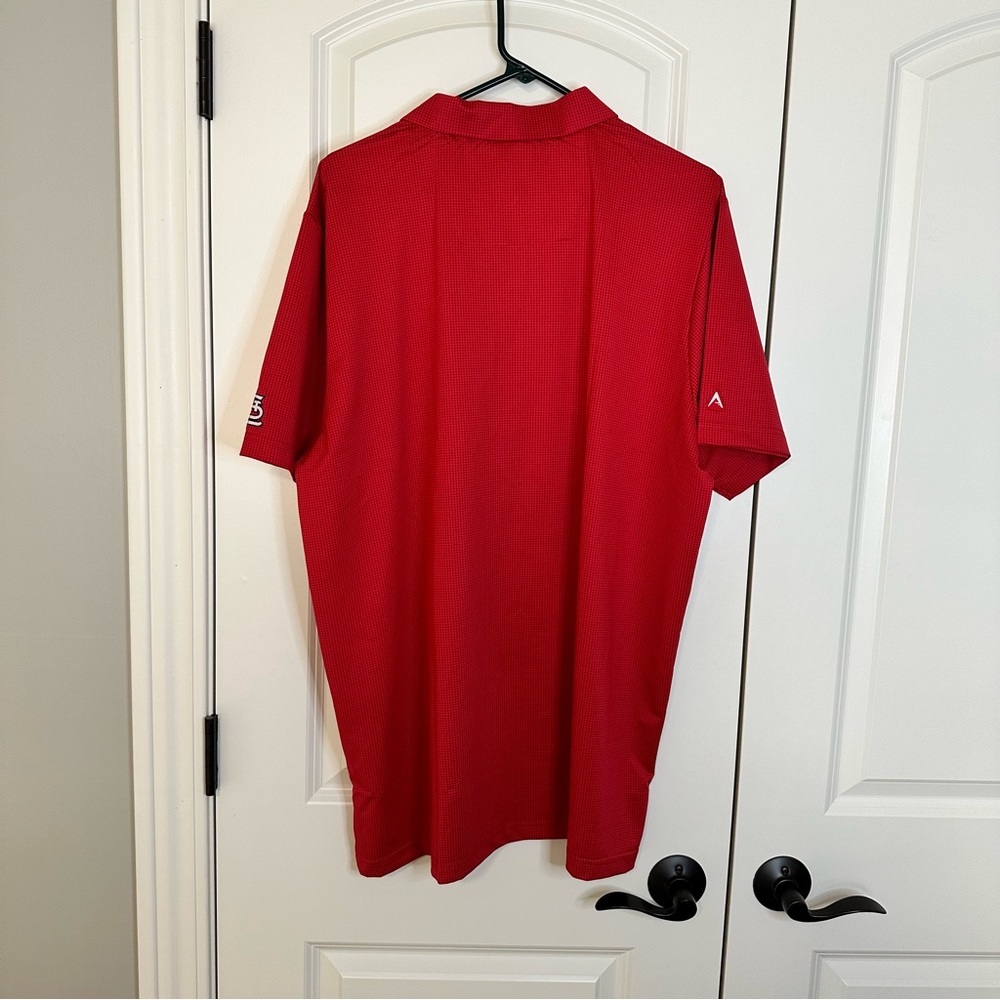 St. Louis Cardinals Antigua Polo Short Sleeve, NWOT. Size XL - Picture 2 of 3